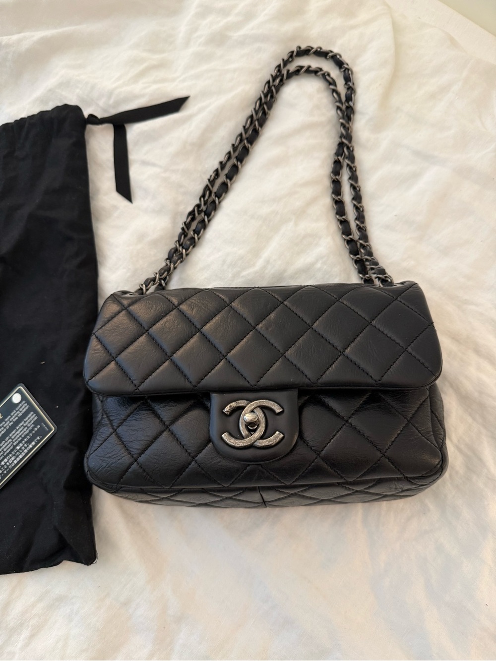 CHANEL 2014 Paris Dallas Small Quilted Calfskin Flap crossbody bag